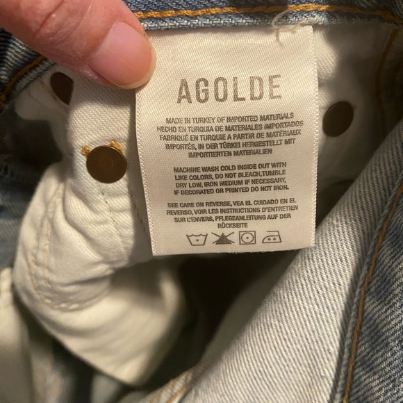 Agolde pinch waist high rise kick 24 - Picture 4 of 9